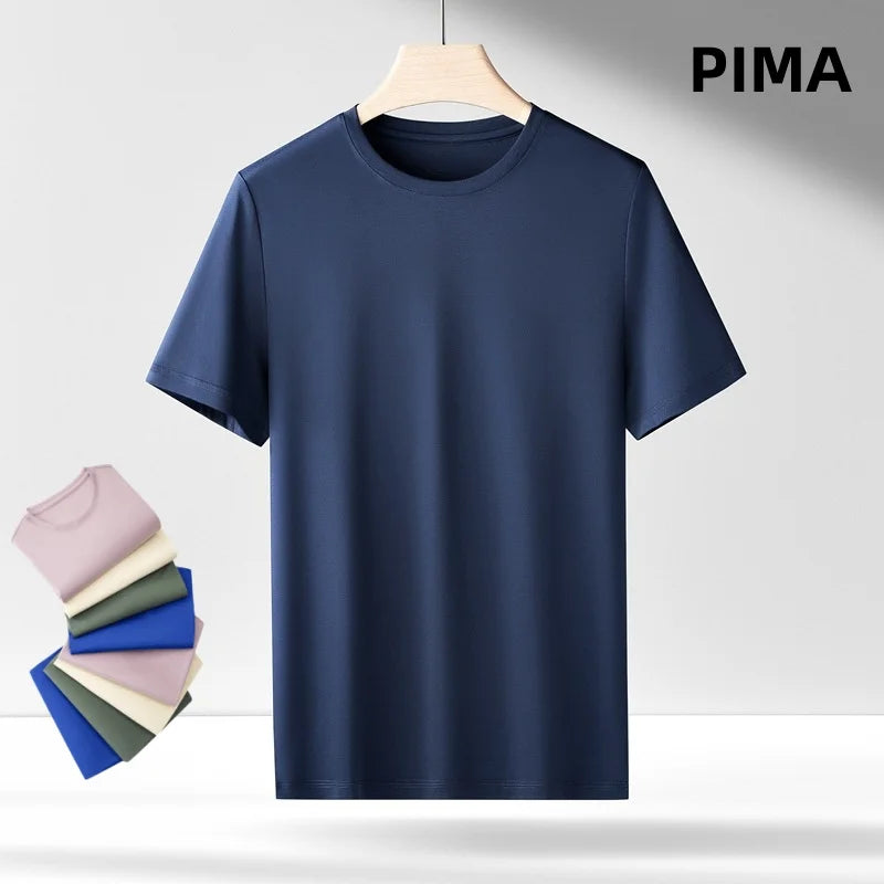 T-Shirt Masculina Algodão Pima